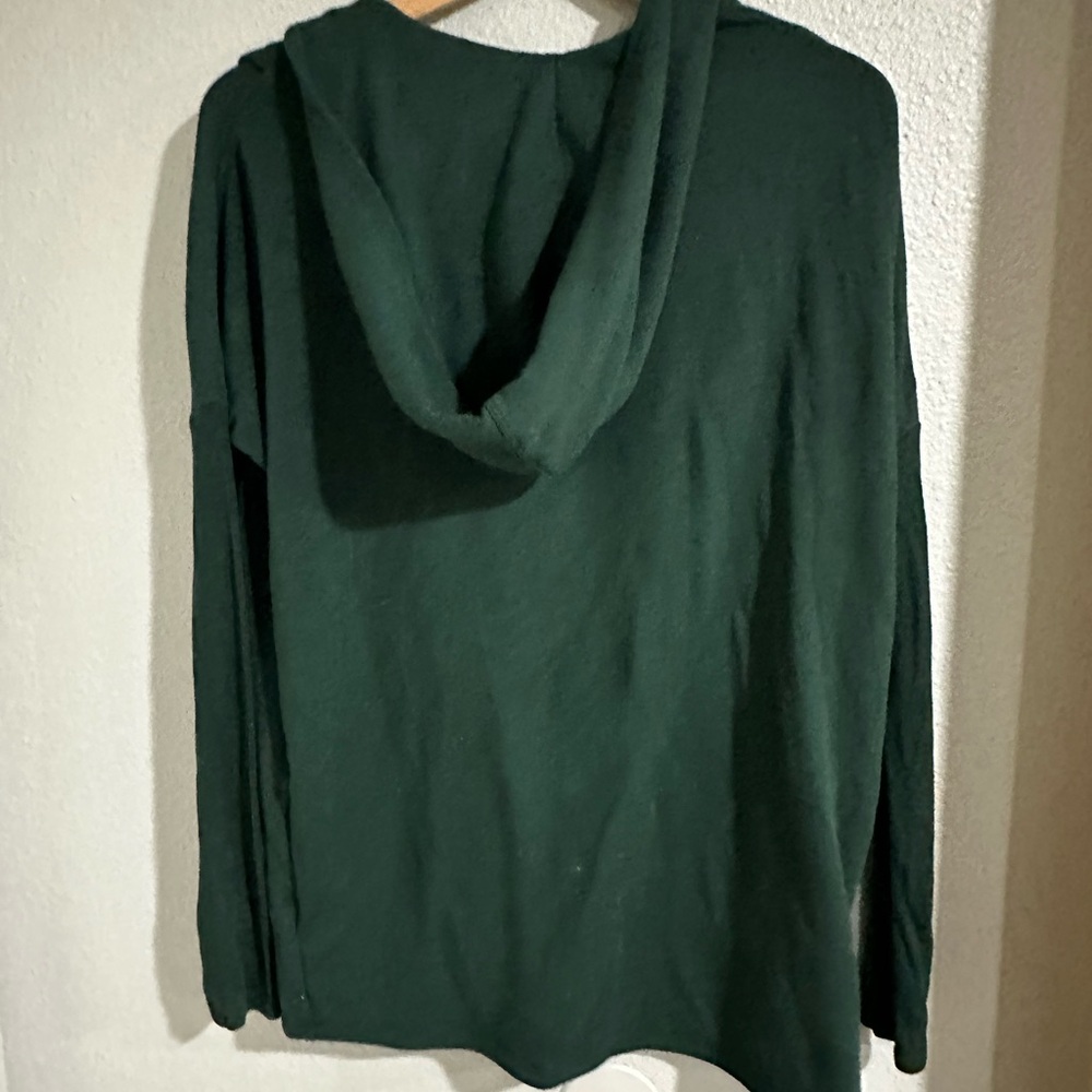 Athleta  Purana  wrap hooded sweatshirt  with h pockets size XXS good condition - Picture 8 of 9